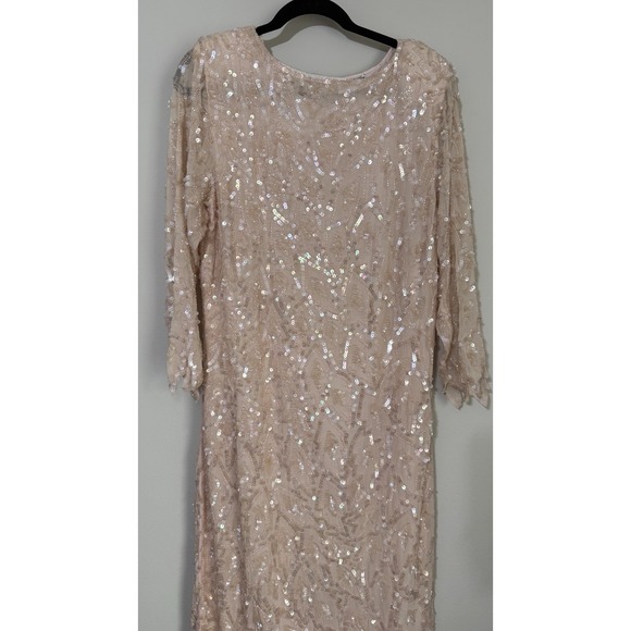 Vtg Lillie Rubin Blush Pink Silk Bead Sequin Gown Dress Belt In The Original Box Vtg Lillie Rubin Blush Pink Silk Bead Sequin Gown Dress Belt In The Original Box